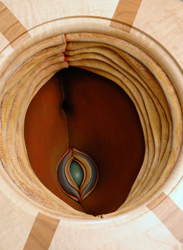 table, leather, wood, detail