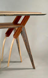 table, ash, cherry, sheepskin
